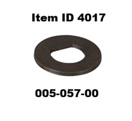 Item ID 4017 , 005-057-00 Spindle D-Washer, 1" ID, For 7,000 -8,000 Lbs Axles