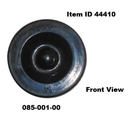Item ID 44410 , 085-001-00 Dexter® Dust Grease Cap Plug, For All E-Z Lube® Caps, Rubber