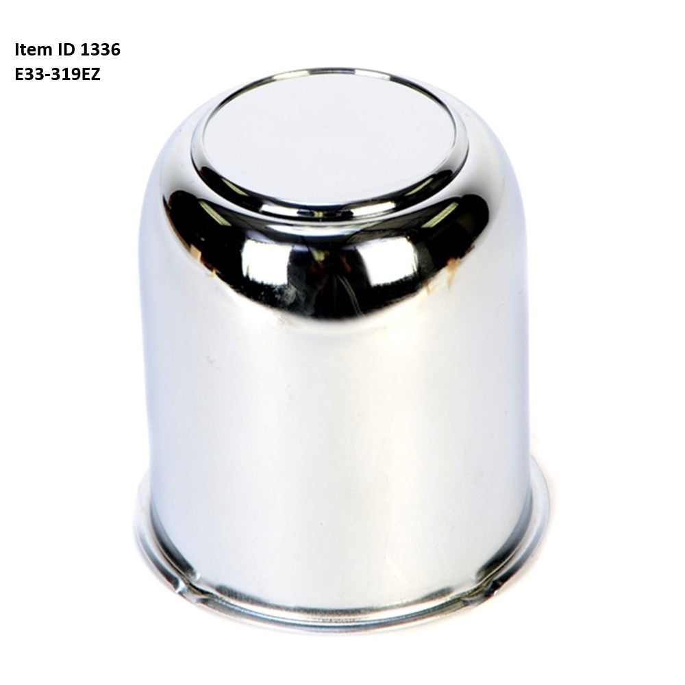 Item ID 1336 , E33-319EZ Center Cap Chrome for 3.19 Pilot Hole