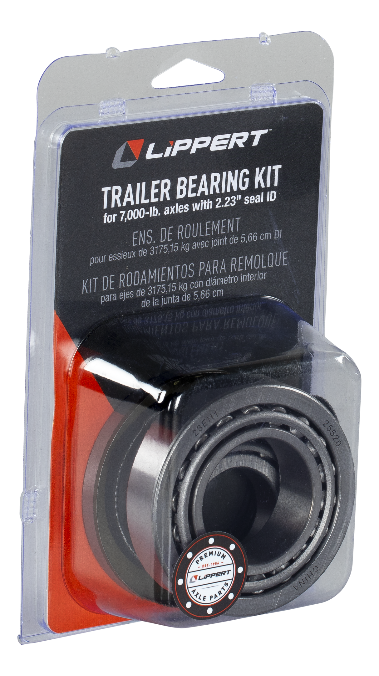 Item ID 65743 , 2023133983 Lippert Trailer Bearing Replacement Kit - 7,000-lb. Axles