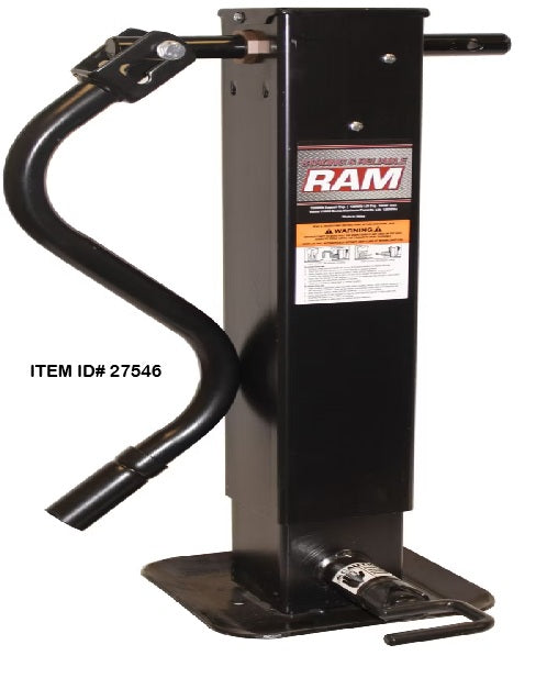 Item ID 27546 , IW12000-27 JACK SIDEWIND "FRONT" SPRING LOADED DROP LEG 12000# 13.5 LIFT