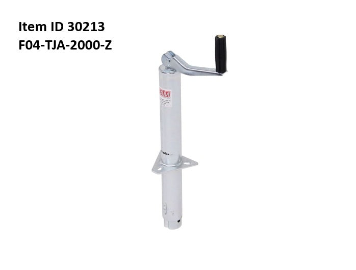 Item ID 30213 , F04-TJA-2000-Z Jack Topwind Coupler Mount 2000# 14.0 Lift