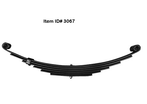 Item ID 3067 , D32-UNA-223 SPRING DOUBLE EYE 3300# 25.25 X 1.75 X 6 LEAF 0.5625 EYE