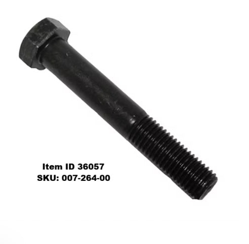 Item ID 36057 , 007-264-00 3/4"-10 4.5" GR5 BOLT SPRING EYE BOLT, PLAIN