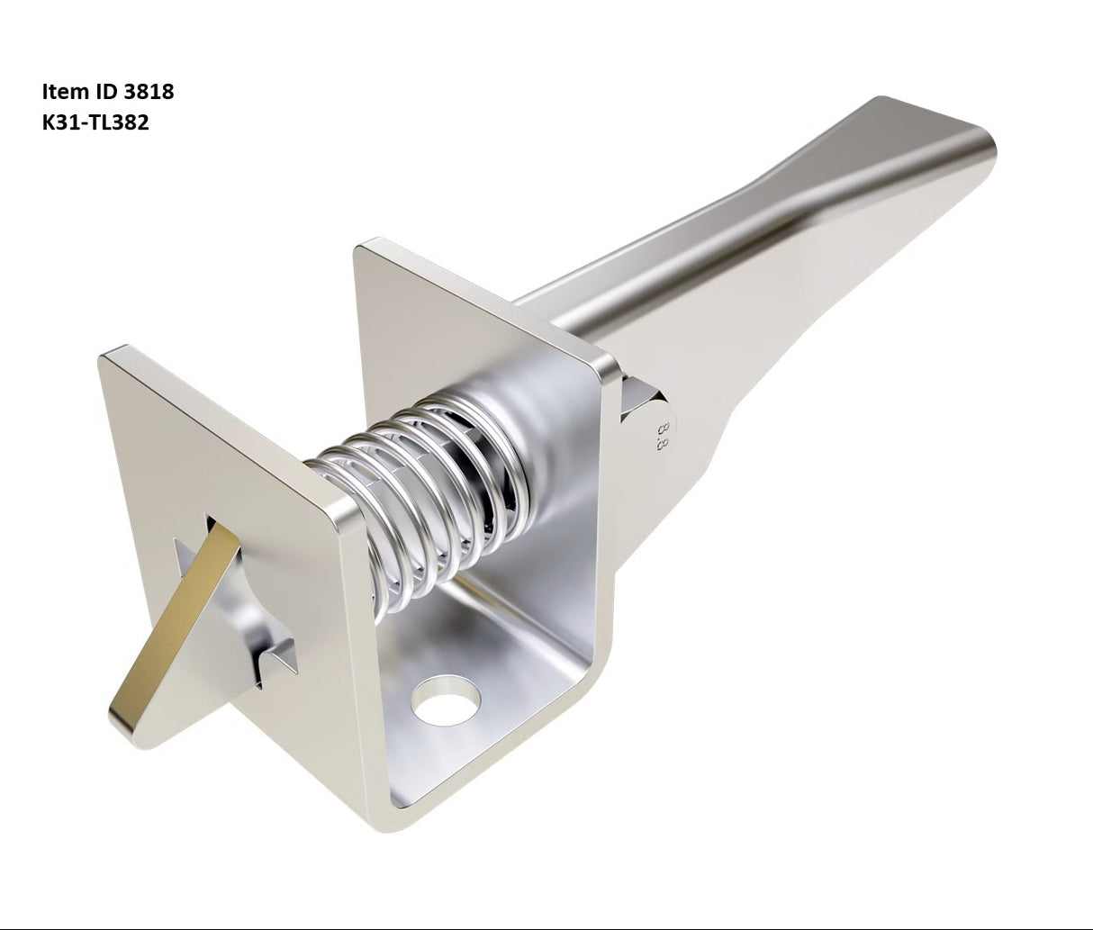 Item ID 3818 , K31-TL382 Wallace Forge Tipper Latch, Spring Loaded