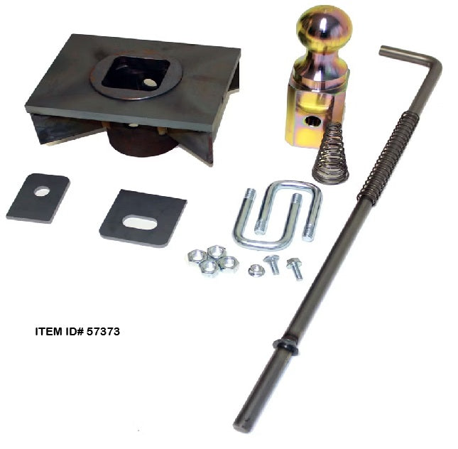 Item ID 57373 , GNRK1500 57373 TURN-OVER-BALL GOOSENECK MOUNT FOR TRUCK DECK