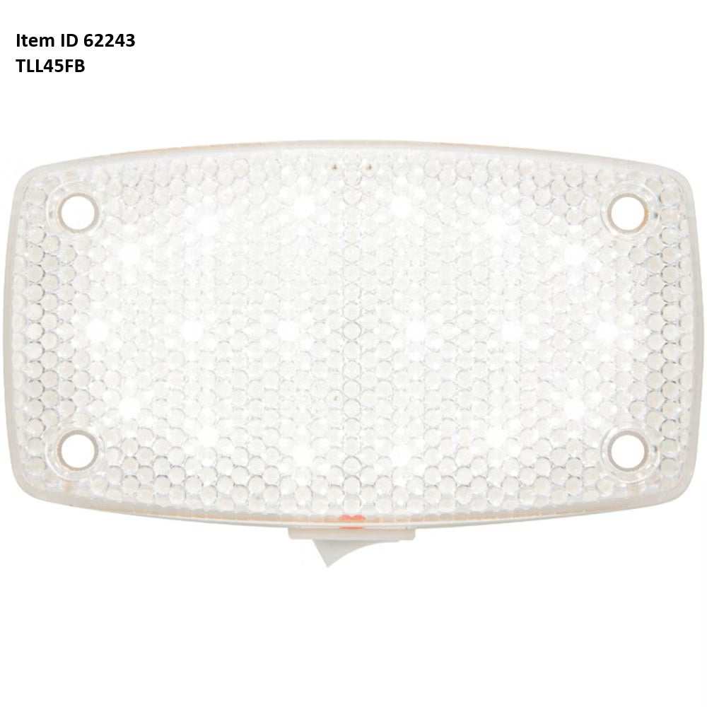 Item ID 62243 , TLL45FB LIGHT WORK 4.50" DIA LED 8 DIODE 12/24VDC CLEAR