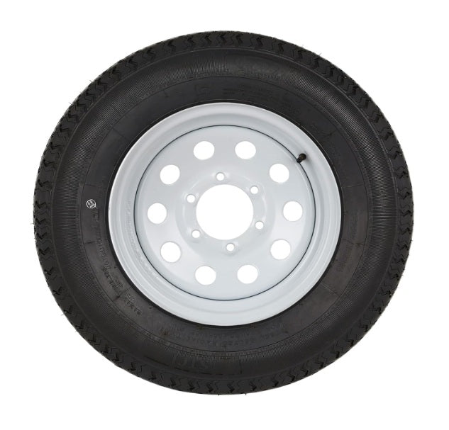 Item ID 63321 , 915-655-600 TIRE & WHEEL ASSEMBLY ST225/75R15 "E" ON WHITE MOD 0.0 INSET 6 on 5.5