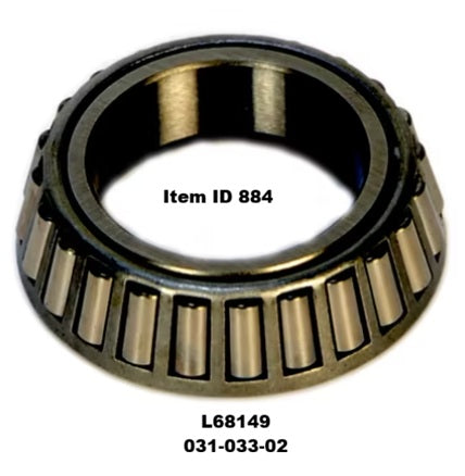 Item ID 884 , L68149 L68149 Single Cone Tapered Roller Bearing, 1.378" ID