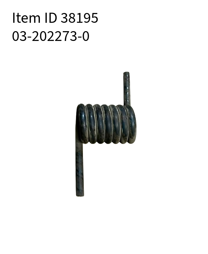Item ID 38195 , 38195-03-202273-0 Spring torsion Ramp R/H (REM) Replaces 3127 passenger side Ramp - Outside