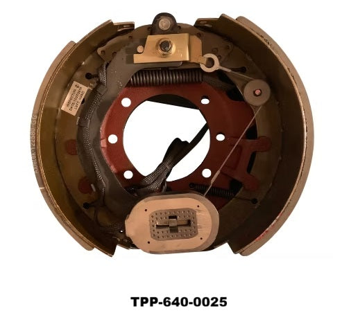 Item ID 1126 , TPP-640-0025 ECONOMY Self-Adjust Electric Brake, 16,000 lb, 12-1/4" x 5", Left Side