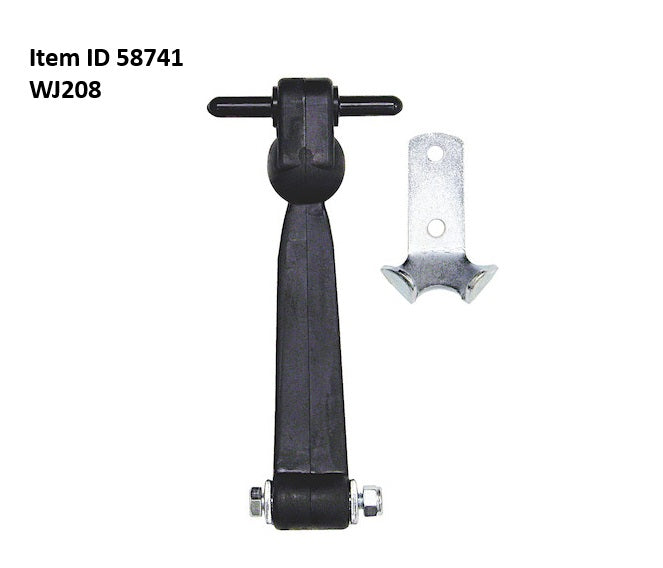 Item ID 58741 , WJ208 Rubber Hood Latch
