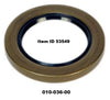Item ID 53549 , 010-036-00 Double Lip Grease Seal 2.250" ID x 3.376" OD, Double Lip