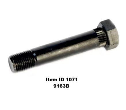 Item ID 1071 , Spring Eye Bolt, Shackle Strap Bolt 9/16"-18 Diameter x 3" Long - Grade 5