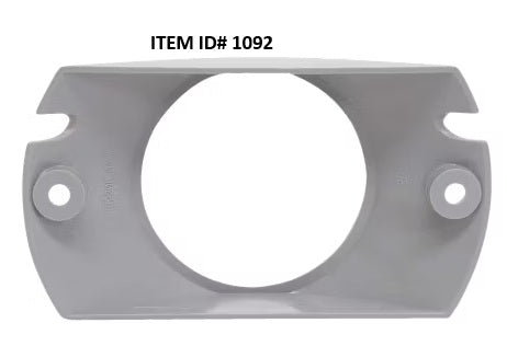 Item ID 1092 , J17-BK57BB BRACKET CLEARANCE LIGHT 2.5 DIA. ROUND