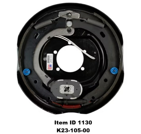 Item ID 1130 , K23-105-00  Manual Adjust Electric Brake, 6,000 lb, 12" x 2", Left