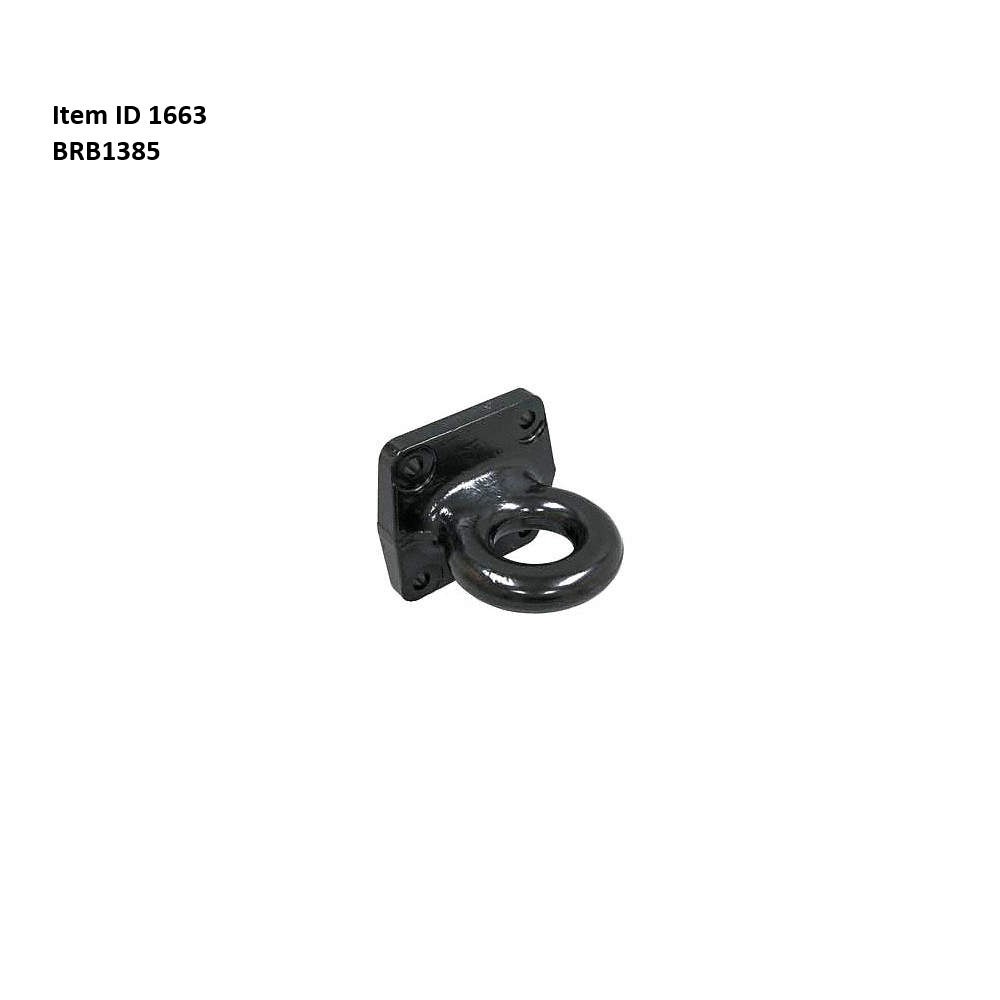 Item ID 1663 , DRAW BAR PINTLE SQUARE MOUNT 3.0 DIA. 66000#