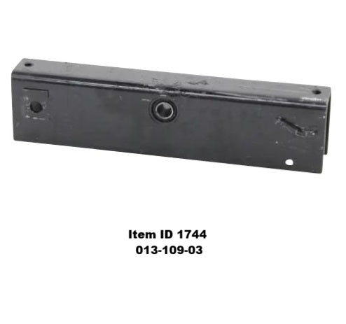 Item ID 1744 , 013-109-03 Fabricated Slipper Spring Equalizer, 48.5" Spacing, 3" Wide Springs, 1 1/8" Rubber Bushing