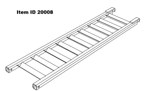 Item ID 20008 , Ramp, Slide, Black for Lowboys