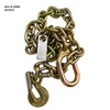 Item ID 20884 , IW14515 Safety Chain Assembly 0.5 GR70 Chain w/ ^6T Hook 15 link
