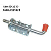 Item ID 2330 ,  1670-6999124  1/2" Heavy Duty Spring Latch Bolt
