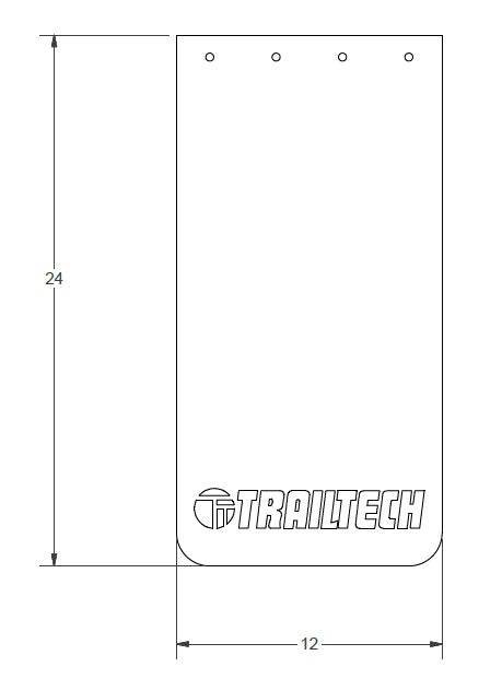 Item ID 2522 ,  RBBLK3501224 Mud Flap