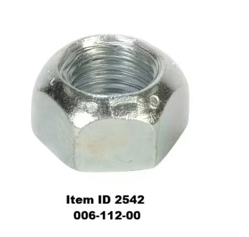 Item ID 2542 , 006-112-00 1"-8 Lock Nut Plain