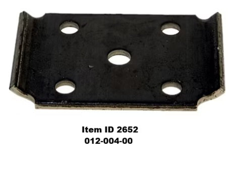 Item ID 2652 , 012-004-00 2.375"R 2"W 1/2" PLN TP TAKES 1/2" U-BOLTS, 2" WIDE SPRINGS, FOR USE WITH 2 3/8" ROUND TUBES