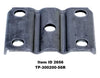 Item ID 2656 , TP-300200-56R 3"R 2"W 9/16" PLAIN TP TAKES 9/16" U-BOLTS, 2" WIDE SPRINGS, USE WITH 3" RND TUBES