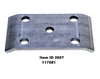 Item ID 2657 , 117581 Plate, U-Bolt, 3.5" Rd, 2" Spring 8K Axles