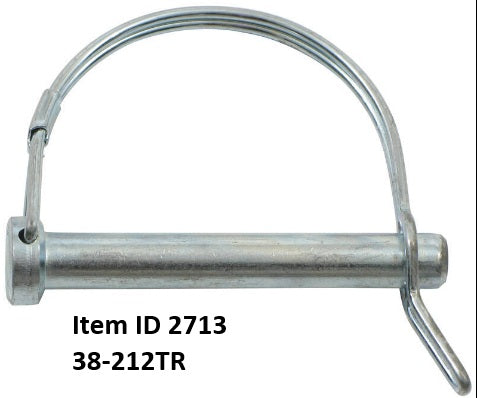 Item ID 2713 , 38-212TR Quick Pin Round 0.375 X 1.625