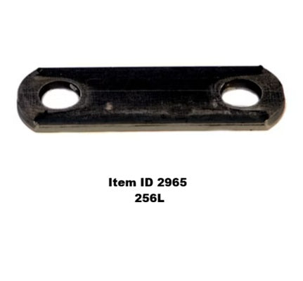 Item ID 2965 , 256L SHACKLE STRAP 2 5/8" CENTER OF HOLES