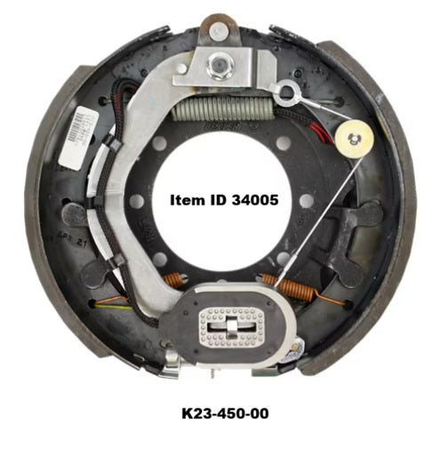 Item ID 34005 ,  Dexter 10,000 Lbs General Duty Per Pair Capacity, 12-1/4" x 3-3/8" Nev-R-Adjust® Electric Drum Left Side Trailer Brake, 7-Bolt Mount, Boxed