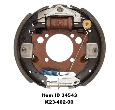 Item ID 34543 , K23-402-00  Self-Adjust Duo-Servo Brake, 8,000 lb, 12-1/4" x 3-3/8", Left