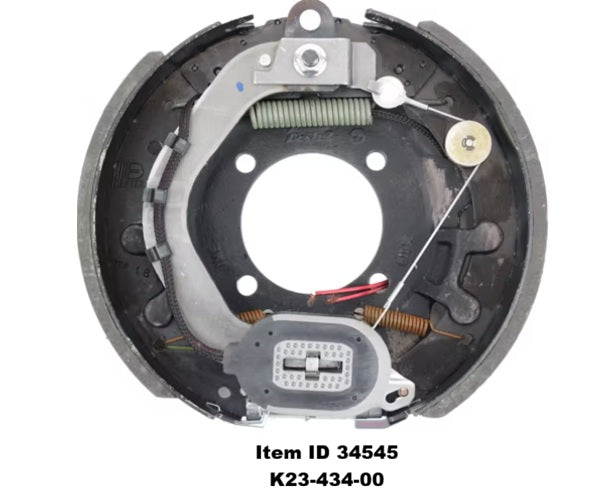 Item ID 34545 , K23-434-00 Self-Adjust Electric Brake, 8,000 lb, 12-1/4" x 3-3/8", Left