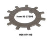 Item ID 37293 , 005-071-00 Spindle Tang Type B Washer, 1 1/2" ID, For 9,000 and 10,000 Lbs General Duty Axles
