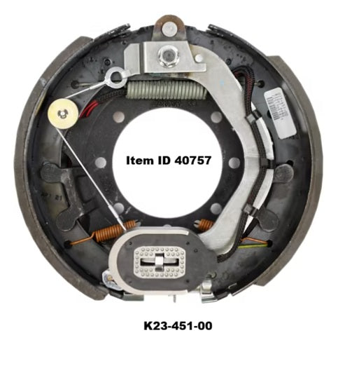 Item ID 40757 , Dexter 10,000 Lbs General Duty Per Pair Capacity, 12-1/4" x 3-3/8" Electric Drum Right Side Trailer Brake, 7-Bolt Mount