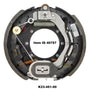 Item ID 40757 , Dexter 10,000 Lbs General Duty Per Pair Capacity, 12-1/4" x 3-3/8" Electric Drum Right Side Trailer Brake, 7-Bolt Mount
