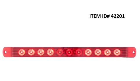 Item ID 42201 , OPT SLT-79RB  LIGHT BAR STOP/TURN/TAIL LIGHT LED