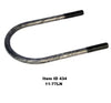 Item ID 434 , 11-77LN 5" Round Axle X 5/8"- 11 X 8 7/8" u-bolt (10K)
