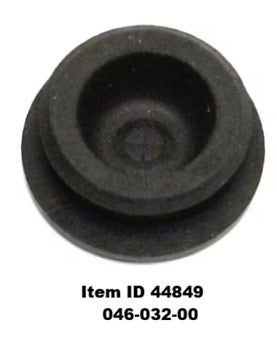 Item ID 44849 , 046-032-00 Oil Cap Rubber Plug for Dexter Oil Caps, 7/8" Dia, For 9K - 15K Axles