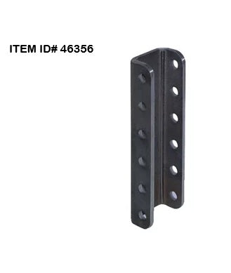 Item ID 46356 , 59602  6 HOLE CHANNEL FOR ADJUSTABLE COUPLER 20K