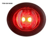 Item ID 46396 , 534BRK LIGHT CLEARANCE 0.75 DIA. ROUND LED RED LENS w/GROMMET