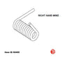 Item ID 50495 , 50495 rev A   (1357-4004 OLD) SPRING TORSION RAMP LIFT BT H/TD 20K - DPSAR