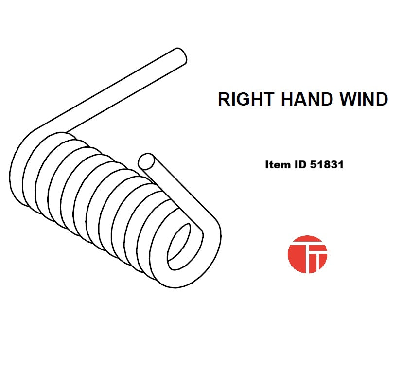 Item ID 51831 , SPRING TORSION RAMP LIFT GROUND H/TD 76 DEGREE 20K - DPSAR
