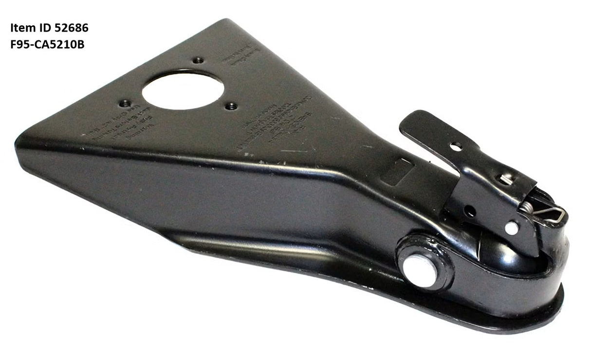 Item ID 52686 , F95 - CA5210B Ram Coupler, 2" Ball, A-Frame Mount, 8,000 Lbs Capacity, Stamped, Yoke-Style Latch