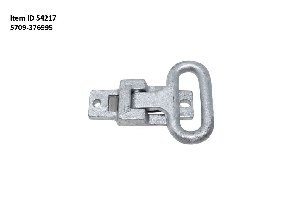 Item ID 52395 , 5709-376995  Step, Folding Pad, 2.125" X 4.375", Galvanized, With 2" X 2" Back Plate