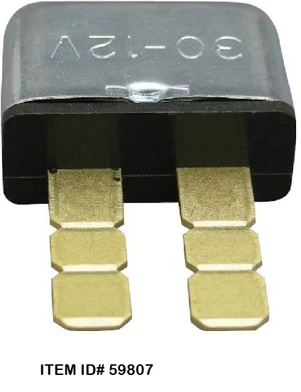 Item ID 59807 , 729.18521  FUSE 30 AMP  AUTOMATIC RESET