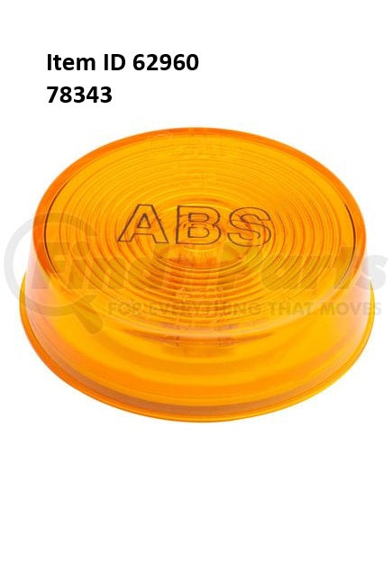 Item ID 62960 , 78343 LIGHT KIT ABS - 2.0 AMBER SURFACE MOUNT LIGHT