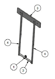 Item ID 63687 , 63687 Mud Flap Bracket Anti Sail